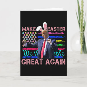 Grappig Maak Pasen Groot Again Trump Dansen Pasen Kaart