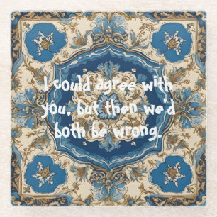 Grappig maar Elegant Kerstcadeaus voor Guy Friends Glazen Onderzetter