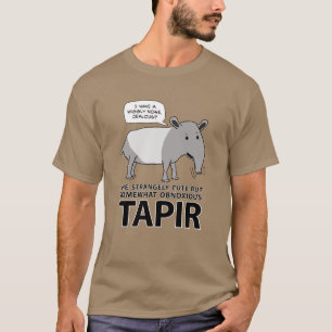 Grappig, maar onaangenaam Tapir T-shirt