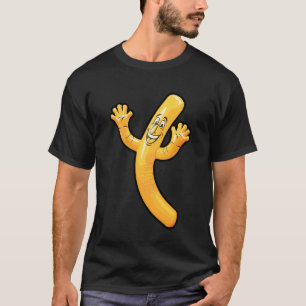 Grappig maf buis man karakter t-shirt