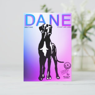 Grappig Magazine Hoesje Stijl, Hondenliefhebber Bedankkaart