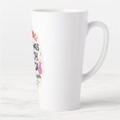 Grappig Magisch Elixir Ontwerp Latte Mok (Rechts)