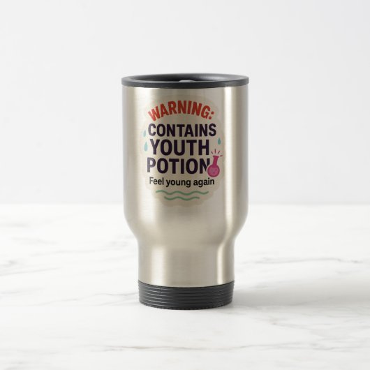 Grappig Magisch Elixir Ontwerp Reisbeker (Center)