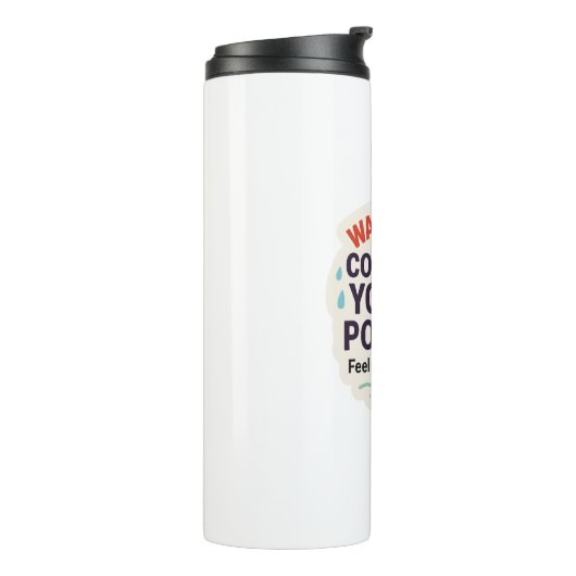 Grappig Magisch Elixir Ontwerp Thermosbeker (Gedraaid links)