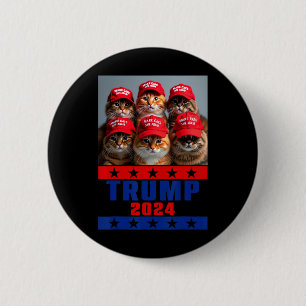 Grappig Maken Katten Opnieuw Redden Trump Amerika Ronde Button 5,7 Cm