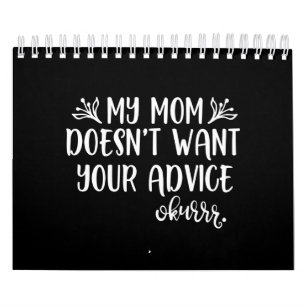 Grappig mam design voor moms kalender