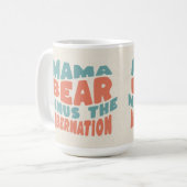 Grappig Mam Gift Mama Beer Minus de Slaapstand Koffiemok (Voorkant links)