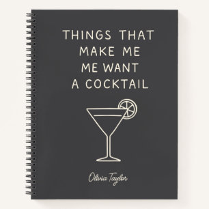 Grappig Mam Leven Drink Volwassen Humor Naam Notitieboek