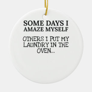 Grappig mam op een paar dagen dat ik mijn eigen mo keramisch ornament