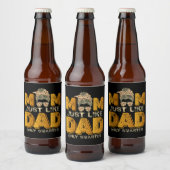 Grappig mama net als papa alleen slimmer bier etiket (Flessen)