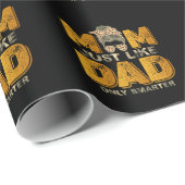 Grappig mama net als papa alleen slimmer  cadeaupapier (Rol Hoek)