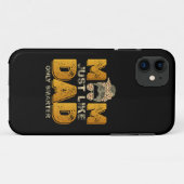 Grappig mama net als papa alleen slimmer  Case-Mate iPhone case (Achterkant (horizontaal))