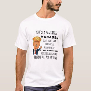 Grappig Manager Birthday Best Gift T-shirt