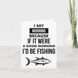 Grappig Mannen Gevist motto Kaart
