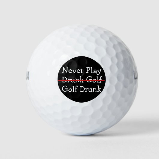 Grappig Mannen golfballen cadeau (Voorkant)