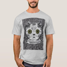 Grappig mannen T-shirt met een afbeelding
