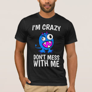 Grappig Mannen T-Shirts, ik ben CRAZY NIET MEER BI T-shirt