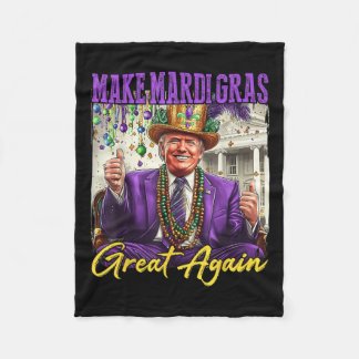 Grappig Mardi Gras Donald Trump Mardi Gras Amerika Fleece Deken