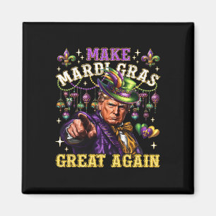 Grappig Mardi Gras Donald Trump Mardi Gras Amerika Magneet