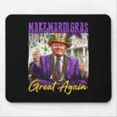 Grappig Mardi Gras Donald Trump Mardi Gras Amerika Muismat (Voorkant)