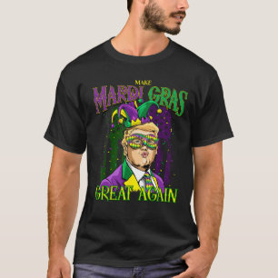 Grappig Mardi Gras Donald Trump Mardi Gras Amerika T-shirt