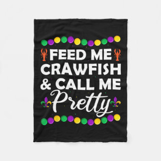 Grappig Mardi Gras Krauw-vis Festival Kleding Fleece Deken