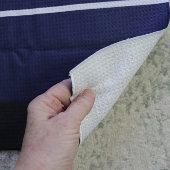 Grappig marine blauw derde putt cadeau voor golfer golfhanddoek