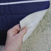 Grappig marineblauw geprobeerd linkshandig cadeau golfhanddoek