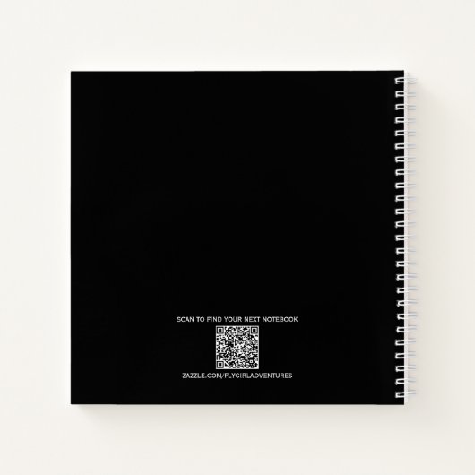 Grappig ‘Mastermind at Work’, Black Custom Journal Notitieboek (Achterkant)
