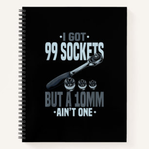 Grappig mechanisch cadeau voor een automonteur notitieboek