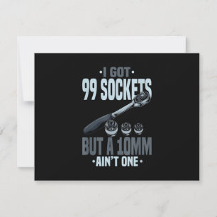 Grappig mechanisch cadeau voor een automonteur save the date