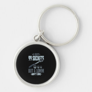 Grappig mechanisch cadeau voor een automonteur sleutelhanger