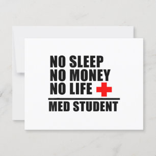 Grappig Med School T-shirt Vertrouw me in bijna ee RSVP Kaartje