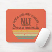 Grappig medisch lab tech mlt  zonsondergang muismat (Met muis)