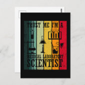 Grappig medisch lab tech wetenschapper humor briefkaart (Voorkant / Achterkant)