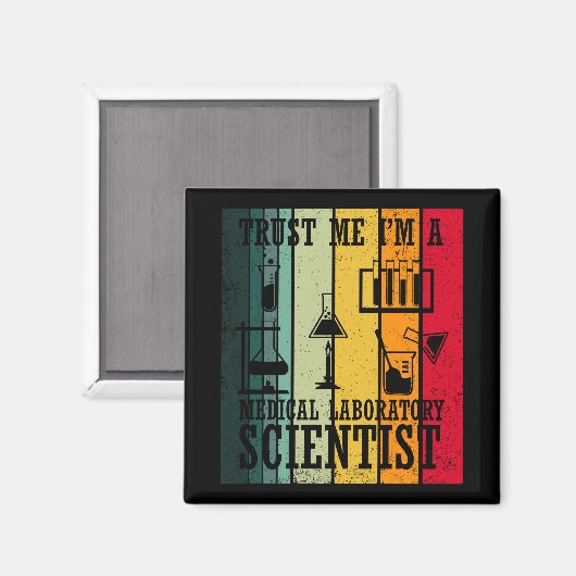Grappig medisch lab tech wetenschapper humor magneet (Voorkant / Achterkant)