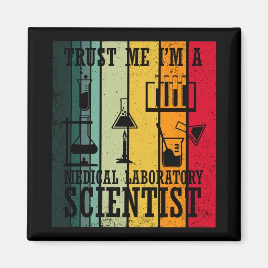 Grappig medisch lab tech wetenschapper humor magneet (Voorkant)