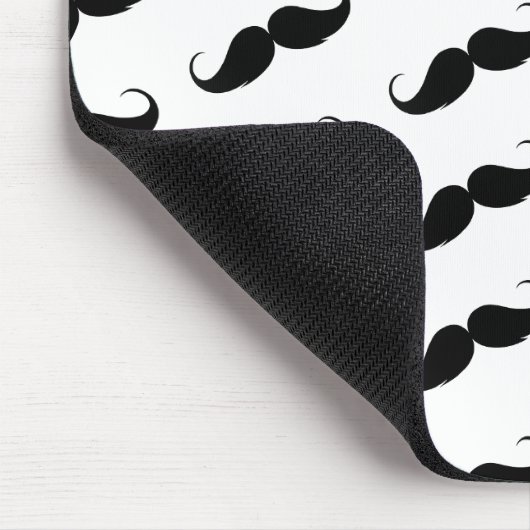 Grappig meisje roze en zwart model muismat (Hoek)