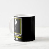 Grappig meme, hier is een heel oud Afbeelding van Koffiemok (Voorkant links)