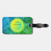 Grappig, merkbaar en personaliseerbaar Bagagelabel (Achterkant horizontaal)