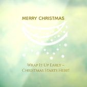 Grappig met Kerstmis Raamsticker (Vel 3)