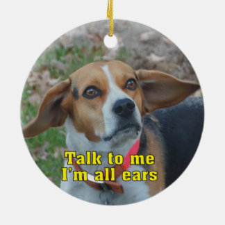 Grappig met me praten... ik ben allemaal Ears Beag Keramisch Ornament