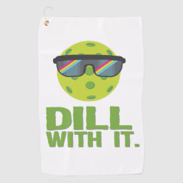 Grappig met Pickleball Microfiber Towel Golfhanddoek