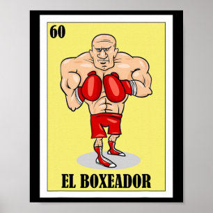 Grappig Mexicaans boksen ontwerp - El Boxeador 1 Poster