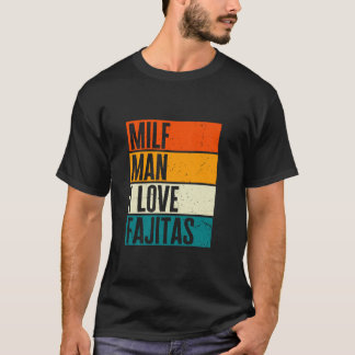 Grappig Mexicaans eten Cinco de Mayo Man Ik hou va T-shirt