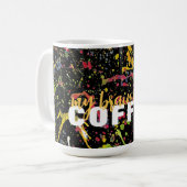 Grappig, mijn brein voor koffie koffiemok (Voorkant links)