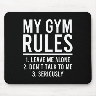 Grappig, mijn gym regels muismat