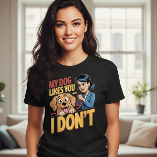 Grappig Mijn Hond Likt Jou Ik Niet Sarcastisch Hui T-shirt