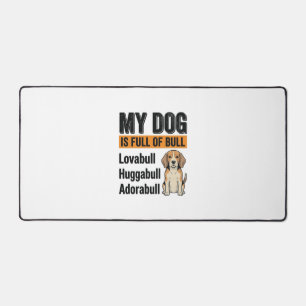 Grappig Mijn Hond Zit Vol Met Een Stier Beagle Vin Bureaumat