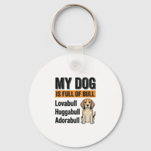 Grappig Mijn Hond Zit Vol Met Olie Beagle Vintage Sleutelhanger